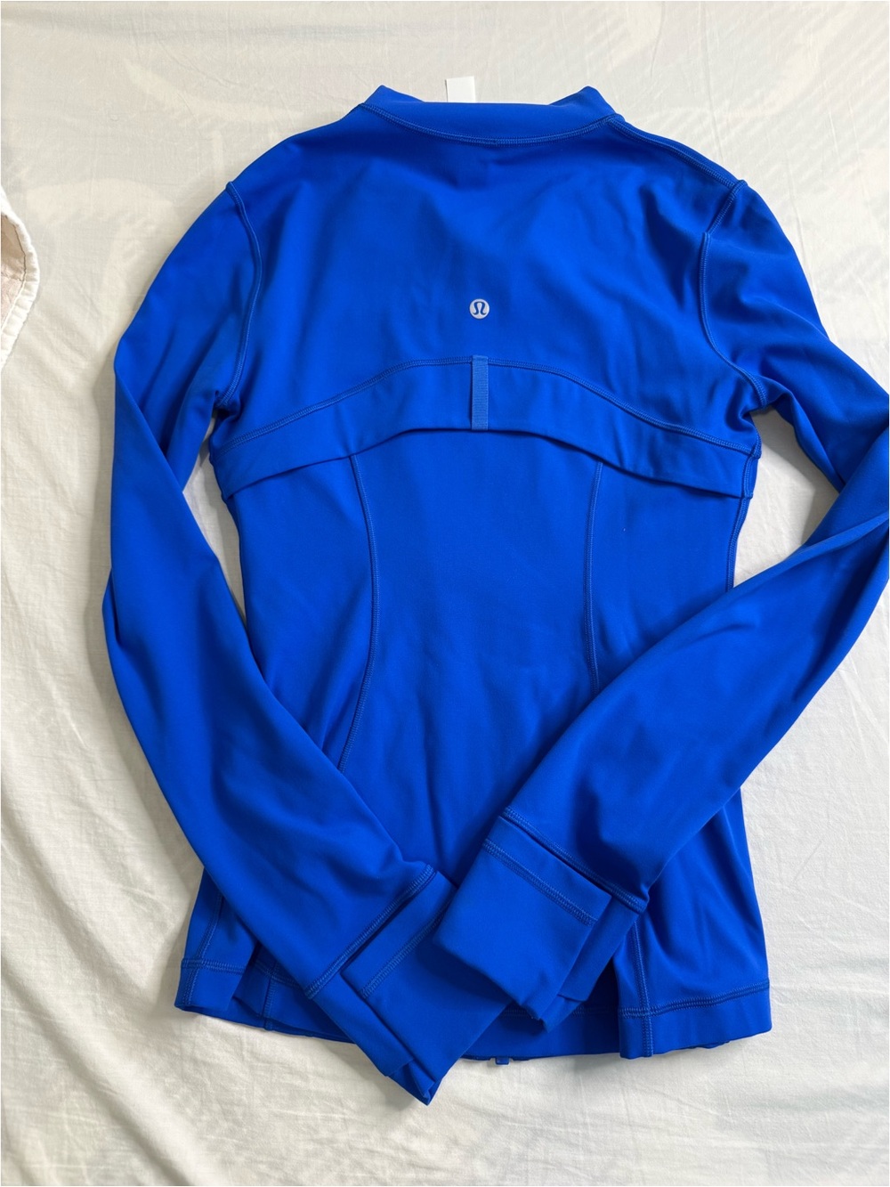 Women’s Vibrant Blue Zip-Front Performance Jacket - Picture 4 of 4
